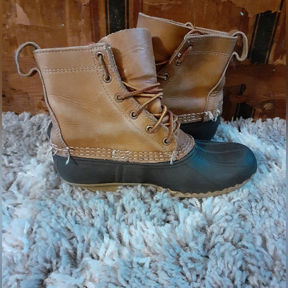 LL Bean Boots Vintage 7 M Duck Boot - Picture 4 of 10